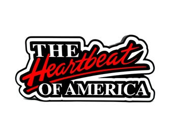 Chevrolet Heartbeat of America 3D Sign, Chevy Fan Decor, Man Cave & Garage Signage
