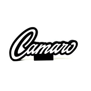 Camaro Emblem 3D Wall or Desk Art, Chevy Camaro Sign, Chevy Logo Decor, Camaro Lover GIft, Camaro Owner Gift, Car Sign Decor - Quality Sign