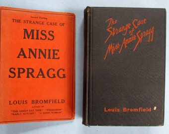 The Strange Case of Annie Spragg by Louis Bromfield  Vintage Mystery -  Rare - First Edition 1928