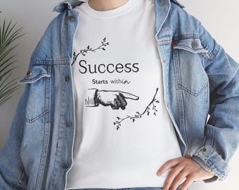 Motivational Unisex Tee - Success Mindset Inspo Style