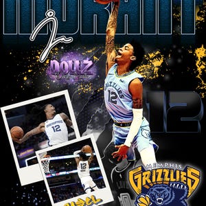 Ja Morant Shirt PNG | Digital File