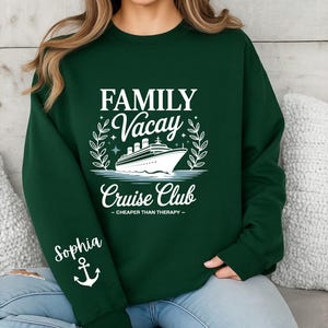 Cruising Alaska Sweatshirt: Family Cruise Trip Shirt, Vacation T-Shirt image 7