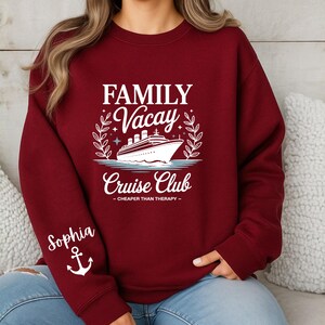 Cruising Alaska Sweatshirt: Family Cruise Trip Shirt, Vacation T-Shirt image 4