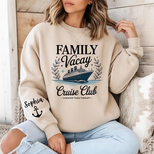 Cruising Alaska Sweatshirt: Family Cruise Trip Shirt, Vacation T-Shirt image 1