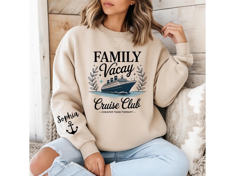 Cruising Alaska Sweatshirt: Family Cruise Trip Shirt, Vacation T-Shirt image 1