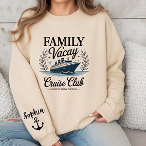 Cruising Alaska Sweatshirt: Family Cruise Trip Shirt, Vacation T-Shirt image 9