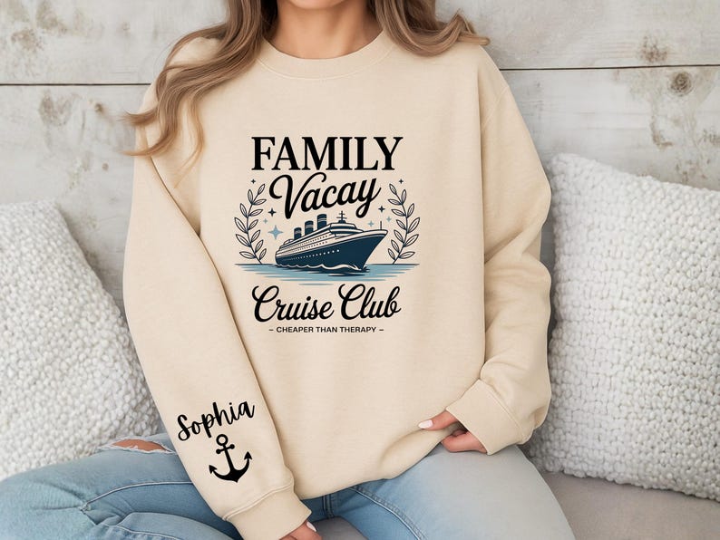Cruising Alaska Sweatshirt: Family Cruise Trip Shirt, Vacation T-Shirt image 9