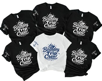 Birthday Trip Shirt, Birthday Cruise Shirt, Matching Cruise Trip Tees