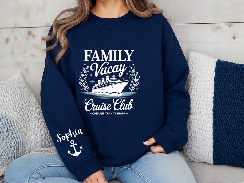 Cruising Alaska Sweatshirt: Family Cruise Trip Shirt, Vacation T-Shirt image 8