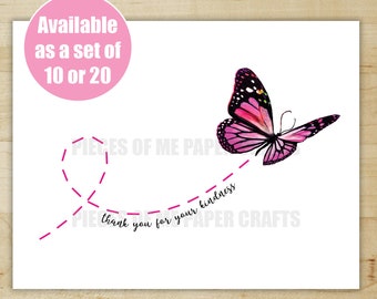 Blank & Thank-You Cards Breast Cancer Awareness set 18 cards ***50% OFF Retail