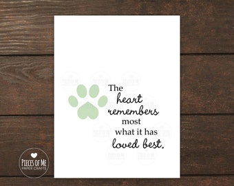 Pet Sympathy Card, Heart Remembers, Loss of Pet, Dog Sympathy, Cat Sympathy, Pet Condolence, Veterinarian, Sorry for your Loss fur baby, set