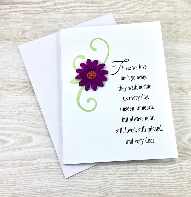 Floral Sympathy Card Sorry for Your Loss Condolence Etsy