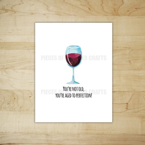 Carte Danniversaire De Vin Joyeux Anniversaire 30e 40e 50e Etsy Carte Danniversaire De Vin Joyeux Anniversaire 30e 40e 50e Etsy