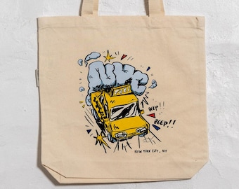 NYC Taxi Tote Bag