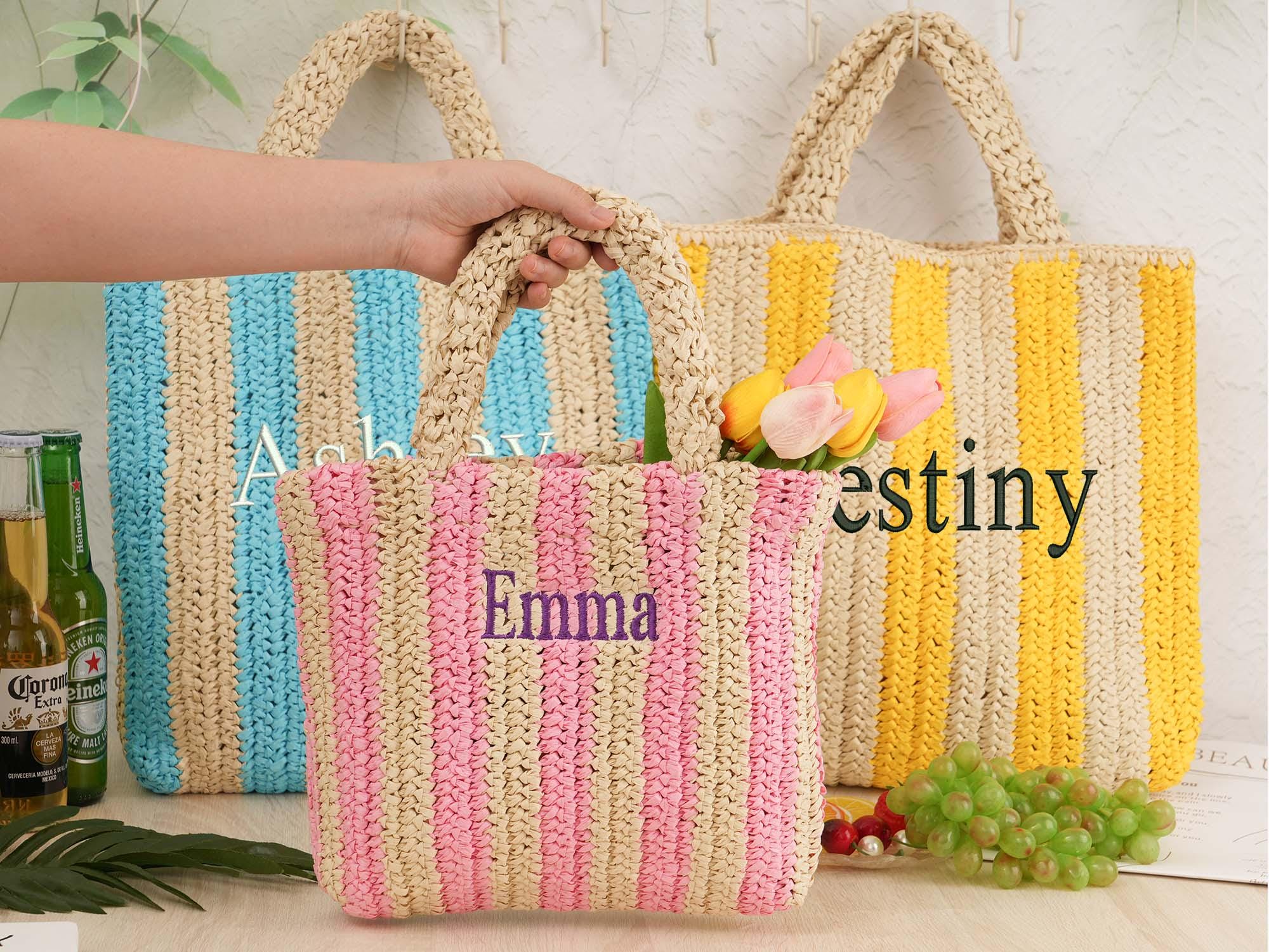 ★TOUT Y EST★ RIANEE Raffia Pattern Mini Hobo Bag HO1A3A55 RIANEE MINI HOBO – GUESS