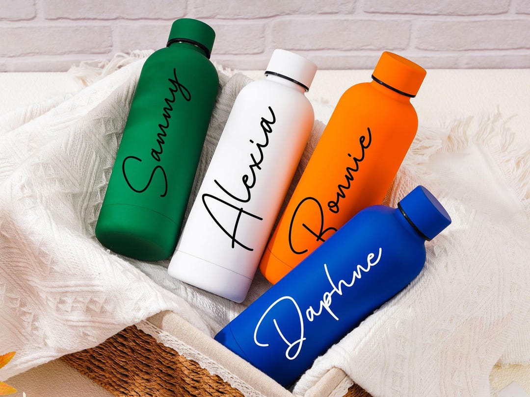 Personalized Stainless Steel Water Bottle: Bridesmaid Proposal Gift - Etsy