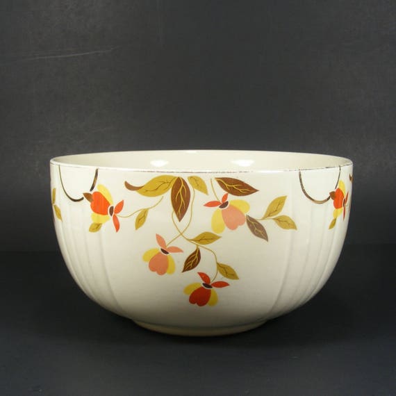 Hall's Superior Quality Kitchenware Autumn Leaf 3-12 Quart Radiance Bowl
