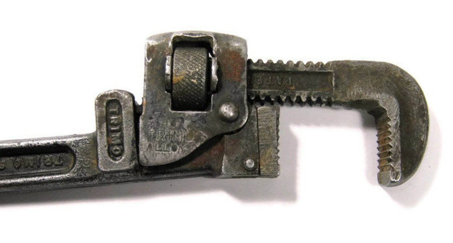 Trimo Pipe Wrench 10 inch Alloy Steel vintage INDUSTRIAL art Etsy