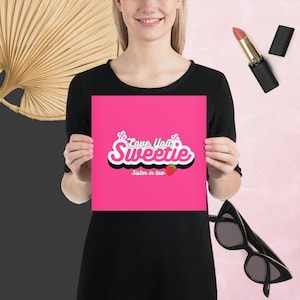 PoppyPaperDesigns Carte de proposition de demoiselle d'honneur, serez-vous ma carte de demoiselle d'honneur, cadeau de proposition de demoiselle d'honneur, bientôt vous serez mon cadeau de belle-sœur