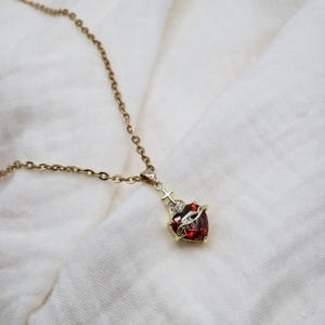 Collana Con Pendente In Oro 9K Citerna – Zirconia Cubica Taglio Brillante, Gioiello Donna Con Certificato Di Autenticità
