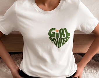Girl Power T-Shirt: Feminist Equality Tee, Bella Canvas