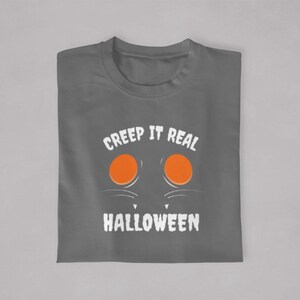 Creep It Real Halloween Bella Canvas T-shirt,Retro Halloween T-shirt,Halloween Retro Shirt