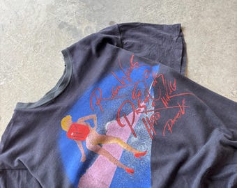 Vintage 1985 Roger Waters Pros & Cons Black Tee (M)
