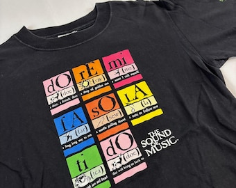 Vintage 2000s The Sound Of Music Black Tee (S)