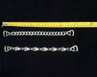 Chunky Metal Skull Shoe Chain: Gothic Punk Shoe Accessories - Etsy