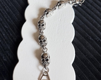 Chunky Metal Skull Shoe Chain: Gothic Punk Shoe Accessories - Etsy