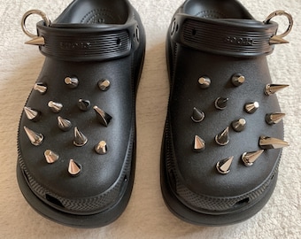 Spiked Shoe Charm Set for Shoe - Mixed Cone Studs | Edgy Alt Fashion Accessories