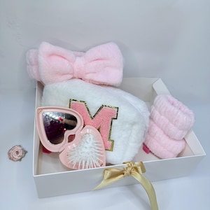personalisiertes Pflegepaket mit Make-up-Tasche Geburtstagsgeschenke für Tween Girls Junggesellinnenabschied Geschenktasche Slumber Party Verwöhnen Spa Geschenk für Mama