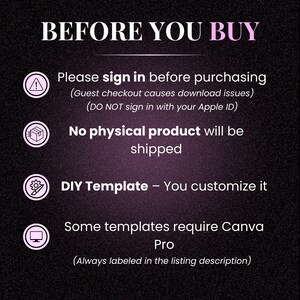Canva Newspaper Template, Hairstylist Booking Flyer (Digital Download) image 5