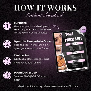 Canva Newspaper Template, Hairstylist Booking Flyer (Digital Download) image 4