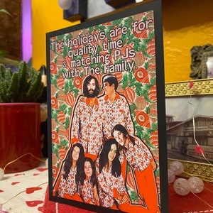 Manson Family Holiday Card true crime