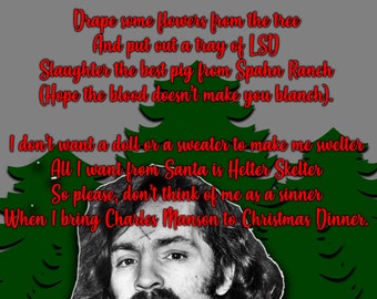 チャールズ・マンソンのクリスマスカード