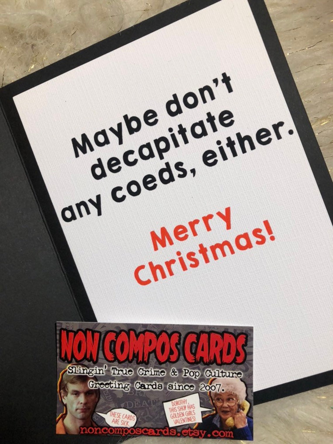 Ed Kemper Serial Killer Christmas Card Etsy