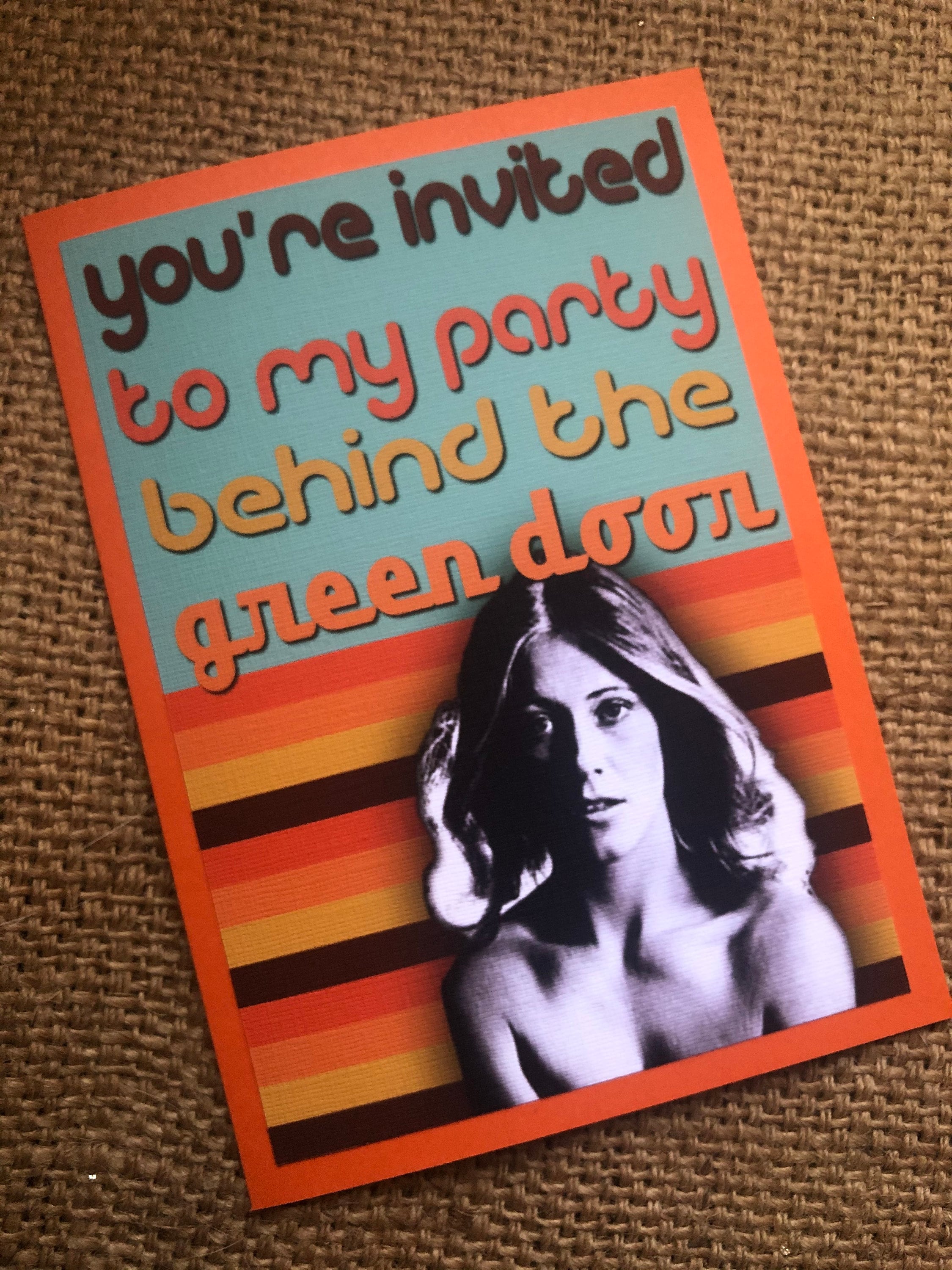 Marilyn Chambers Behind the Green Door Valentine Love Etsy