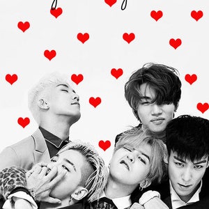 BIGBANG Birthday Card Kpop Korea BTS Exo Snsd Blackpink 2ne1