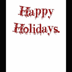 Jeffrey Dahmer Holiday Card Christmas image 2