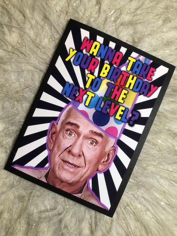 Heaven's Gate Next Level Birthday Card Cult Leaders Mass Murder Marshall Applewhite