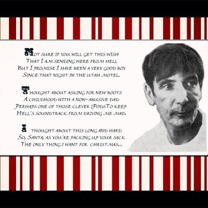 Gary Gilmore Christmas card