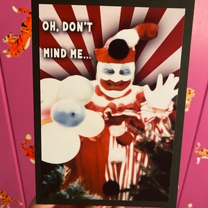John Wayne Gacy Pogo the Clown Valentine Card