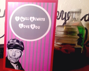 Ed Gein Valentine card