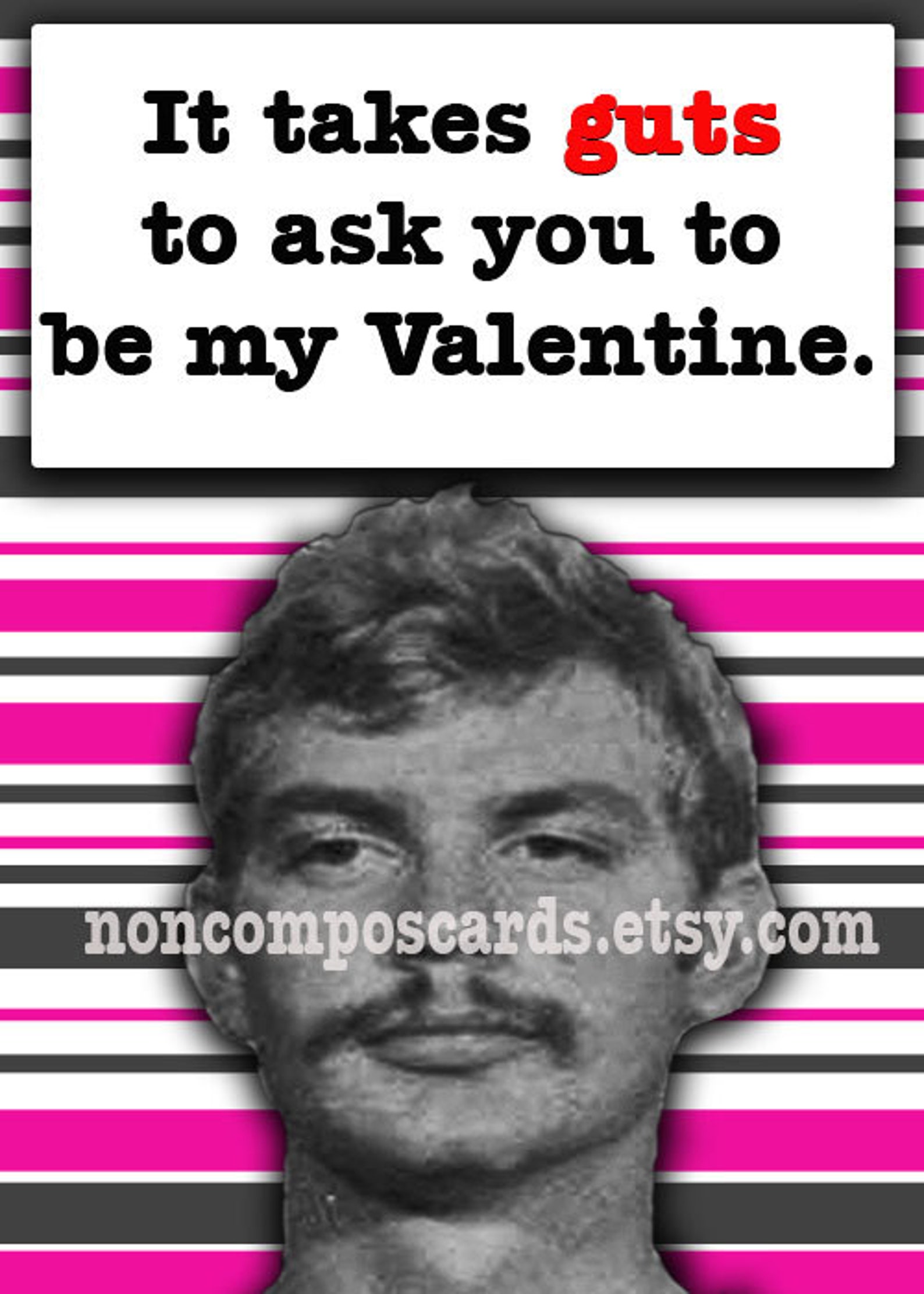 Jeffrey Dahmer Serial Killer Valentine Card Etsy