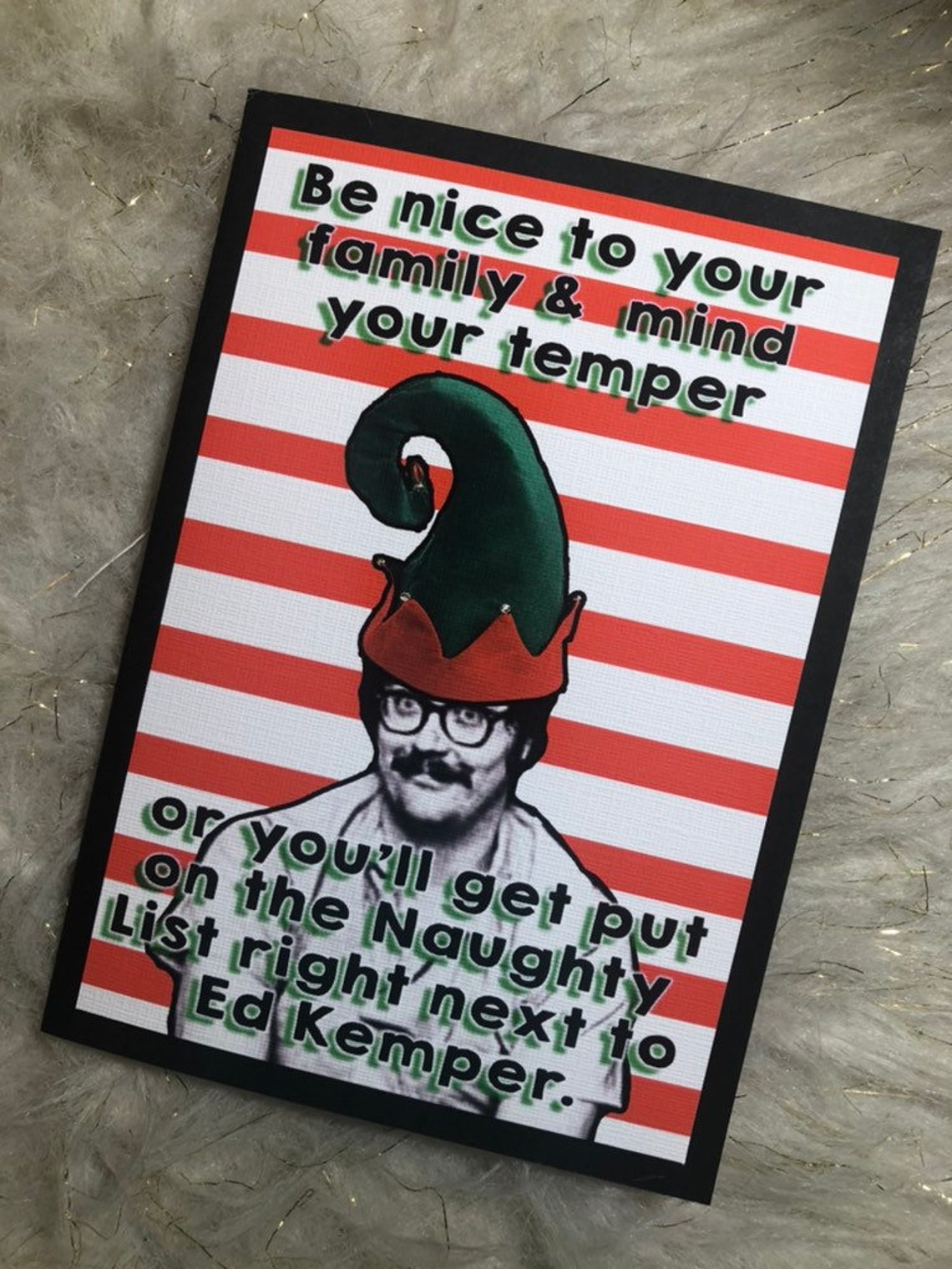 Ed Kemper Serial Killer Christmas Card Etsy