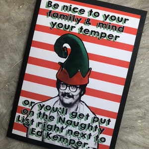 Carte de Noël Ed Kemper
