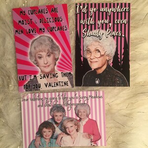 Golden Girls Set mit 16 Mini Valentines Bild 6