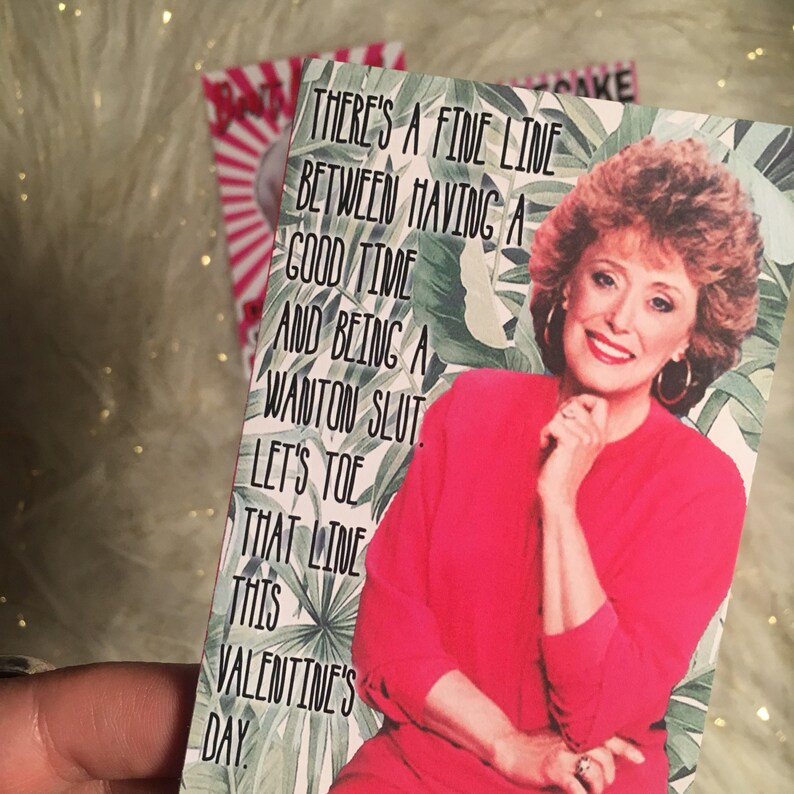 Golden Girls Set mit 16 Mini Valentines Bild 4