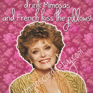 Blanche Devereaux Golden Girls Valentine Amicizia BFF Galentines Day
